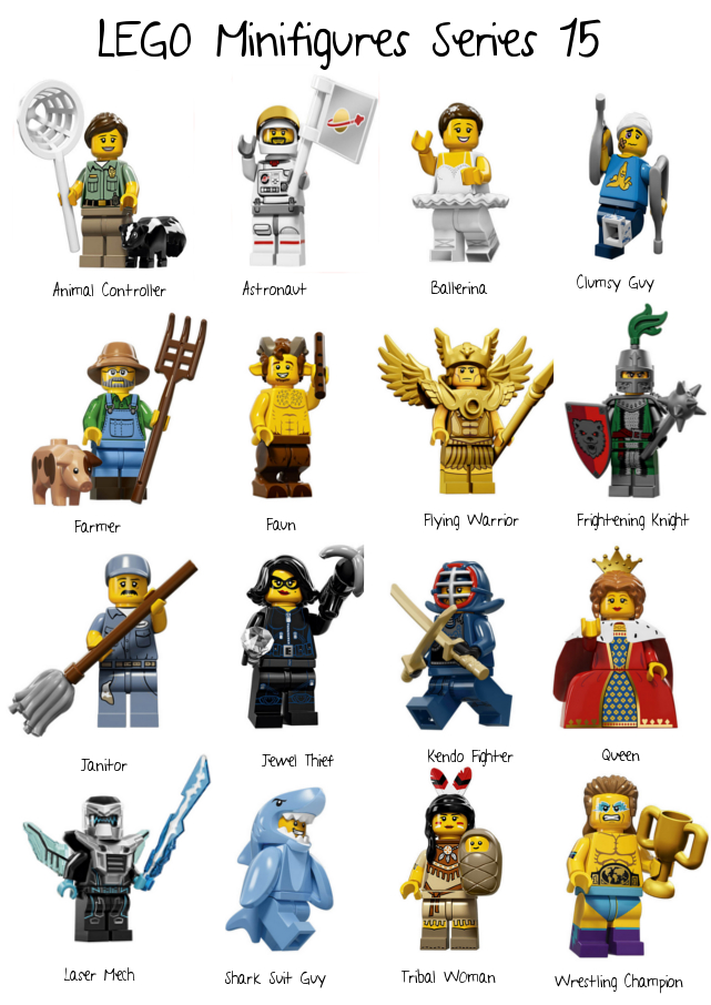 lego minifigures series 15 ideas